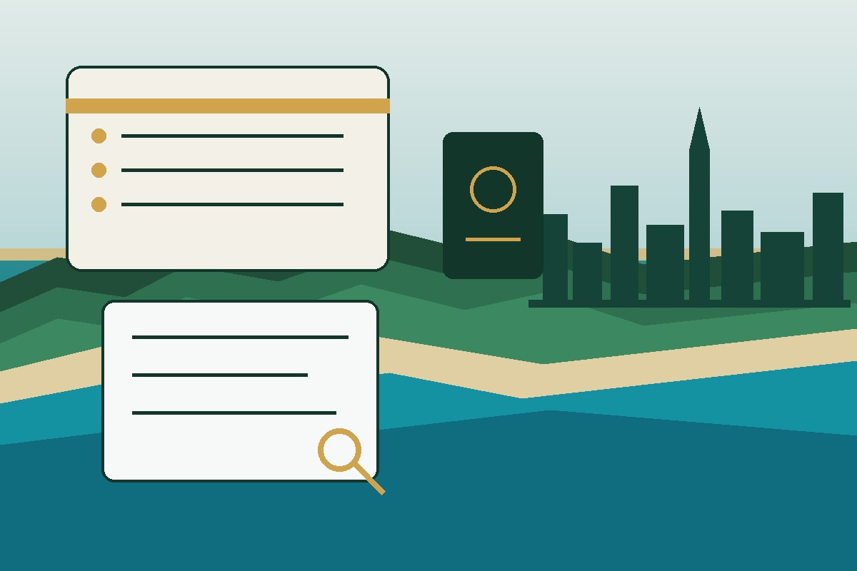Illustration of São Tomé and Príncipe coastline, due diligence documents and Dubai investor context